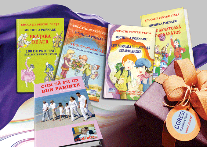 Educație pentru viață, pachet cu 4 cărți fundamentale pentru copii + 1 carte pentru părinți